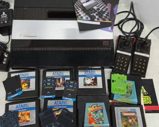 Atari 5200 Console Controllers and Games Tested