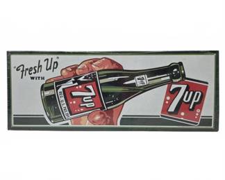 7 Up Metal Sign Manufacturing Sealed