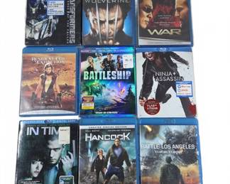 Blu-ray Movie Disc Collection Various Titles