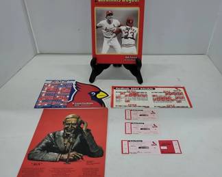 Signed St. Louis Cardinals Memorabilia Collection