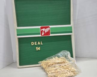 UP Letter Board Sign With Letters
