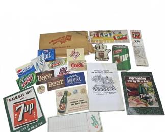 7UP Sales Maker Kit with Vintage Ephemera