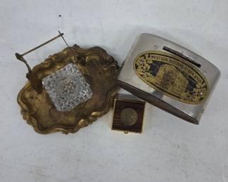 West Side Building Bank, Inkwell, and Pill Box