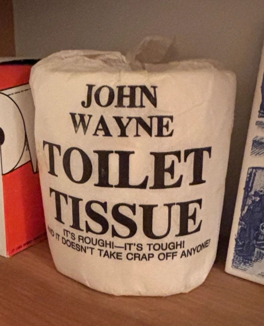 Vintage John Wayne Toilet Tissue