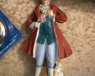Vintage Occupied Japan Porcelain Colonial Gentleman Figurine