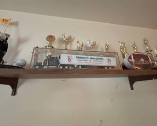 Shriners Hospitals Diecast SemiTruck in Display Case