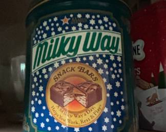 Vintage Milky Way Snack Bars Advertising Tin