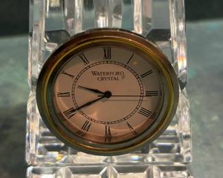 Waterford Crystal Obelisk Desk Clock third image