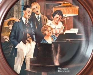 Norman Rockwell Close Harmony Collector Plate