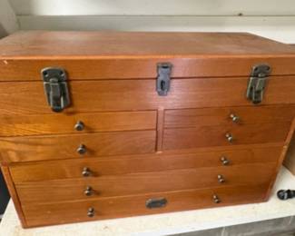 Thomas Series Oak Machinist Tool Chest