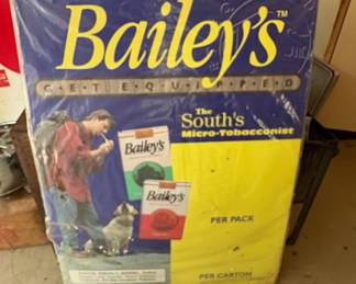 Baileys Cigarettes PointofSale Advertising Sign