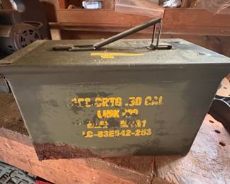 US Military . Caliber Ammunition Can