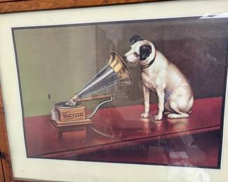 His Masters Voice Nipper Print