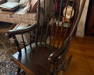 Vintage Nichols Stone Hitchcock Style Boston Rocker second image