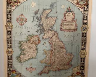 Map on foamboard