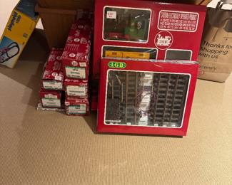 LBG Christmas Train Set - in Box
