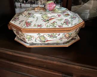 Covered Dish on stand