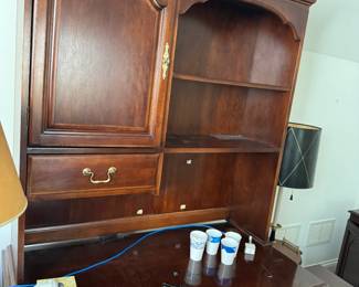 Computer Hutch and Desk