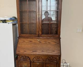Jasper Cabinet Oak Drop Front Secretary