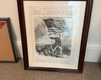 framed Newpaper Print