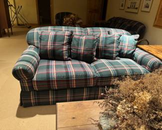 (2) Two Seat Cushioin Sofas WES, - R.L style