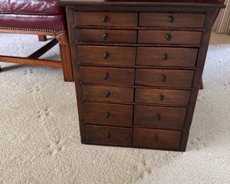 Small 14 Drawer Chest , 28"T