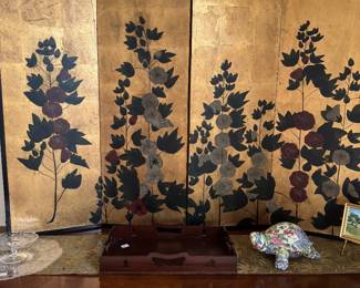 Hand painted screen 