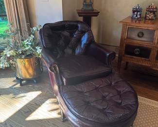 Richmond Chair wand Ottoman Tufted Back and Foot