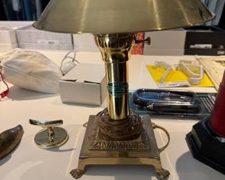 Reproduction Orient Express Brass Lamp
