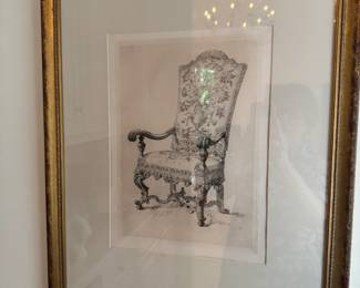 Framed Engraving