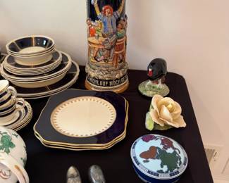 Silverplate, Dansk Bull and Bear , Stein, etc