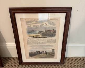 Framed Newspaper Print