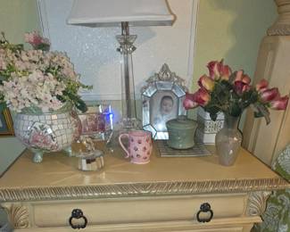 Neoclassical Tuscan Nightstand - We have 2