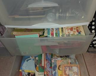 Container full of Children's Books