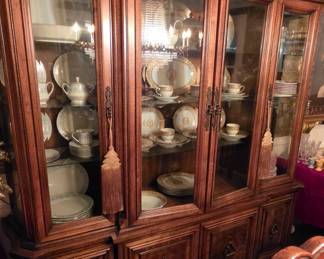 Large Display Cabinet with Storage at Bottom