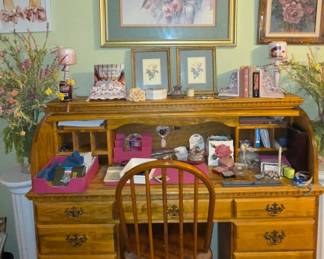 Another View of Roll Top Desk