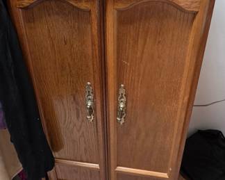 Large Jewelry Cabinet in Oak