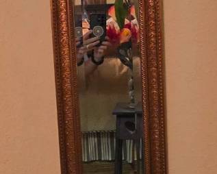 We have 2 of these. Majority of stuff in house has 2 of them. Gold Gilded Ornate Mirror