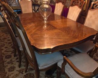 Dining Room Table with 3 Leaves taken out