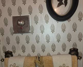 Fancy Bath Towels - We have more. Wall Decor