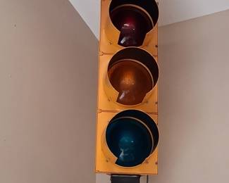 Vintage traffic light