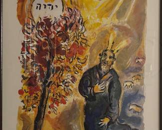 Signed M. Chagall Lithograph