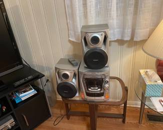 Stereo, side table
