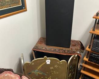 Chinoiserie Gilded Fireplace Screen
