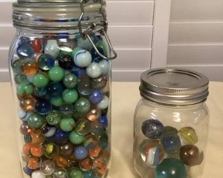 TTM013 Two Jars Of Marbles