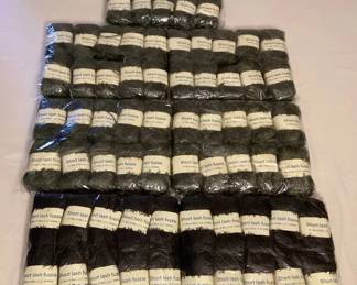 TTM062 Forest Green & Black Short Lash Fuzzie Yarn New