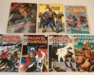 TTM051 Vintage Flash Gordon Coloring Book & Marvel Comics