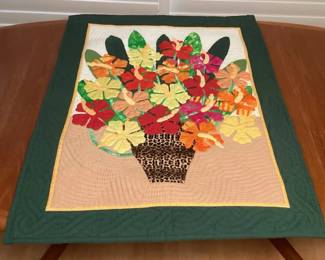 TTM055 Hawaiian Quilt Blanket