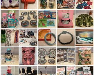 TERRIFIC TREASURES IN MILILANI CTBids Online Auction • Bidding Ends 09/09/26 • Pickup 09/11/26       TERRIFIC TREASURES galore! The auction features vintage Hawaiian quilts, toys, puzzles, trading card sets including Pokemon, vintage Chinese porcelain rose medallion pieces, Hawaiian children's books, fine jade bangles, original artwork, ceramic ware, household goods, vintage comics, cameras, bags, vintage clothing including mu'umu'u, Lego and so much more!Happy treasure hunting! 