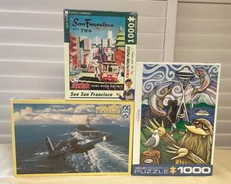 TTM022 Three Jigsaw Puzzles New